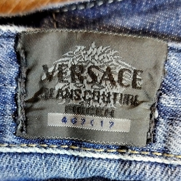 Versace Jeans Collection Blue Straight Leg Denim - Picture 3 of 4